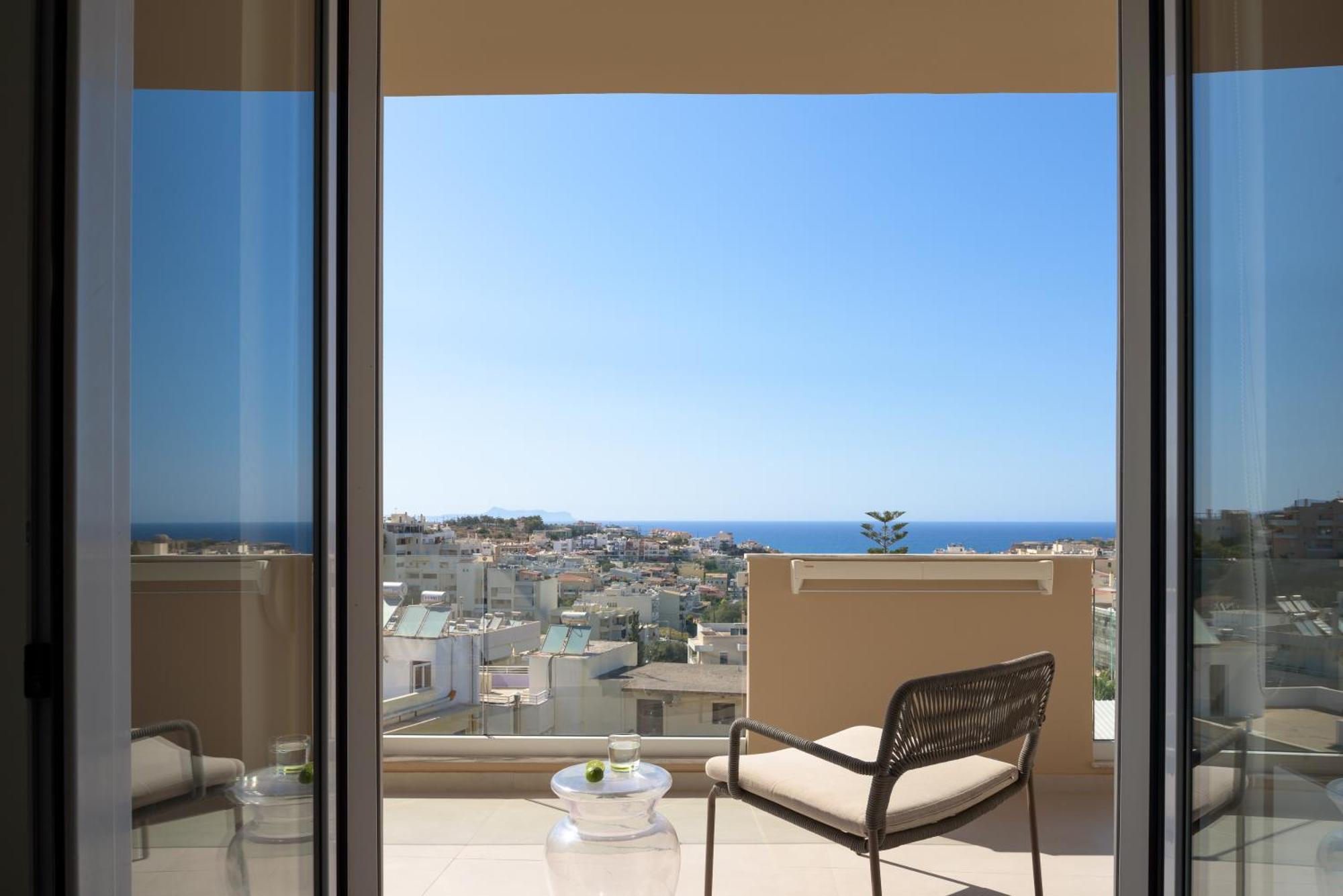 Ferienwohnung Ikia Mia Sea View Rethymno Exterior foto
