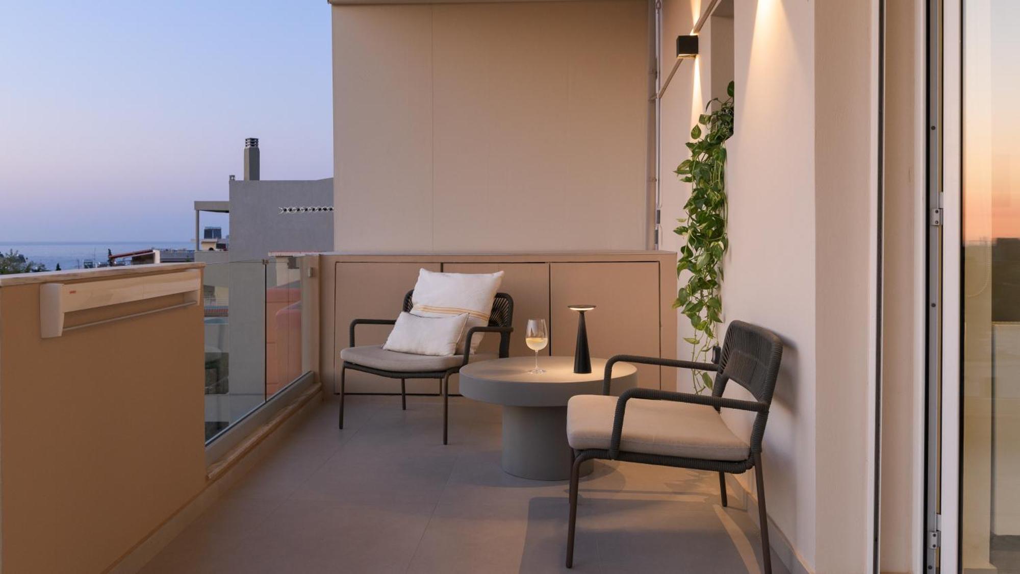 Ferienwohnung Ikia Mia Sea View Rethymno Exterior foto